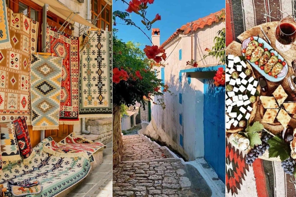 <h2 data-start="804" data-end="831"><strong data-start="807" data-end="831">Dh&euml;rmi Village&nbsp;</strong></h2>
<p data-start="832" data-end="1184">Perched high above the sea, Dh&euml;rmi is a dream of white stone houses, blue shutters, fig trees and terracotta rooftops glowing under the sun. Wander through its narrow alleys and you&rsquo;ll discover ancient Byzantine churches quietly resting between citrus gardens. Dh&euml;rmi is where tradition, sea breeze and mountain light meet in the most enchanting way.</p>
<p data-start="832" data-end="1184">#Dhermi #VisitAlbania #OldVillageCharm #MediterraneanLife #AlbanianRiviera #HiddenAlbania #CulturalTravel #TravelBalkans #StoneVillages #SlowTravel</p>