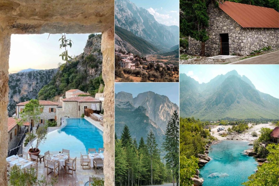 <h2 data-start="1927" data-end="1959"><strong data-start="1930" data-end="1959">Theth National Park&nbsp;</strong></h2>
<p data-start="1960" data-end="2311">Theth feels like stepping into a storybook &mdash; a valley framed by high peaks, waterfalls, dense forests and alpine-style stone houses. The Theth&ndash;Valbona trail is Albania&rsquo;s most iconic hike, accessible even for beginner hikers and offers breathtaking views at every turn. This is the heart of the Albanian Alps, where nature still reigns wild and pure.</p>
<p data-start="1960" data-end="2311">#Theth #ThethNationalPark #AlbanianAlps #VisitAlbania #HikingTrails #ValbonaPass #NatureEscape #BalkansTravel #MountainMagic #AdventureSeekers</p>