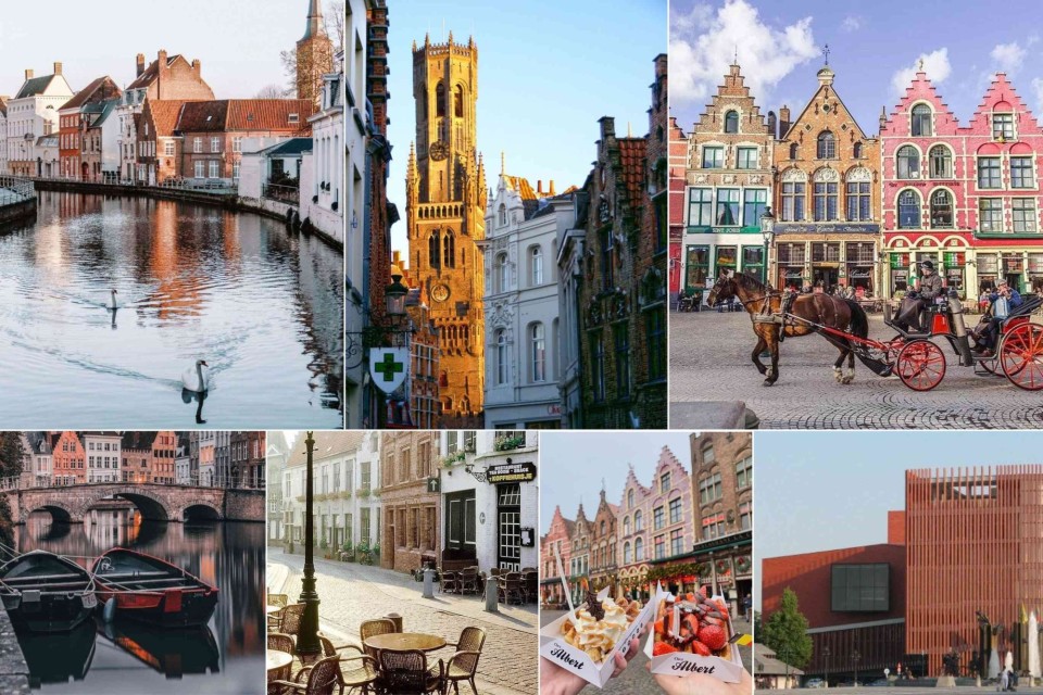 <p data-start="165" data-end="456"><strong>Bruges is the kind of city that feels like stepping straight into a painting</strong>. Quiet canals reflect storybook fa&ccedil;ades, swans glide effortlessly through the water and every cobblestone seems to echo centuries of history. This is a place where beauty feels natural, soft and endlessly charming.</p>
<p data-start="458" data-end="810">Wander through narrow streets as the Belfry rises above you in golden light, discover hidden bridges that lead to peaceful corners or find yourself on lively squares lined with colorful gabled houses. Take a boat along the canals, sip coffee on a sunlit terrace or indulge in warm waffles topped with strawberries while the city hums gently around you.</p>
<p data-start="812" data-end="988">From misty mornings by the water to evenings filled with glowing lights, Bruges is romance, heritage, flavor and serenity, all woven together into one unforgettable experience.</p>
<p data-start="990" data-end="1129" data-is-last-node="" data-is-only-node="">#Bruges #VisitFlanders #BelgiumTravel #FairytaleCity #CanalViews #HistoricCharm #HiddenGemsBelgium #TravelEurope #WanderBelgium #CityBreaks</p>