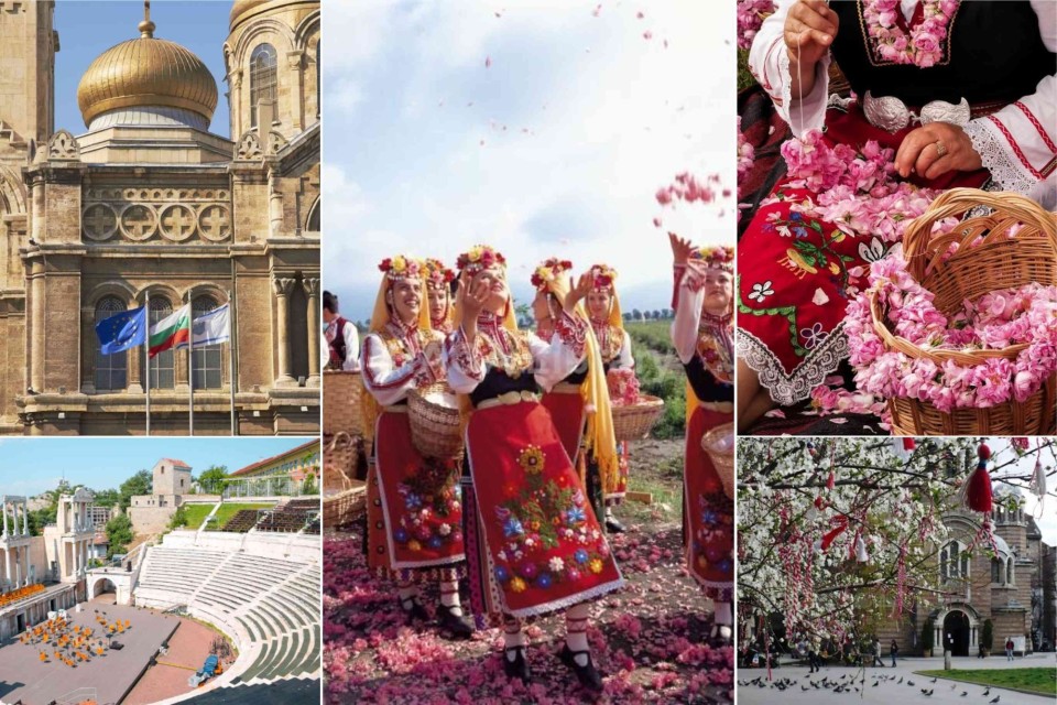 <p data-start="906" data-end="1344"><strong data-start="906" data-end="973">The Rose Valley, where the air smells like summer and tradition&nbsp;</strong><br data-start="973" data-end="976">Every spring the Rose Valley blooms into celebration. During the famous Rose Festival, women dressed in bright folk costumes fill the fields with music as they gather thousands of fragrant petals that later become world renowned Bulgarian rose oil. It is a joyful dance of color, scent and centuries old customs.<br data-start="1288" data-end="1291">A place where every moment feels beautifully alive.&nbsp;</p>
<p data-start="1346" data-end="1448">Location: Kazanlak, Rose Valley&nbsp;<br data-start="1377" data-end="1380">#RoseFestival #BulgariaTravel #RoseValley #VisitKazanlak #Traditions&nbsp;</p>