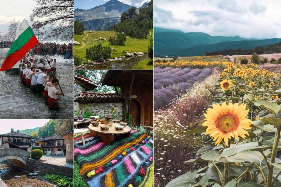 <p data-start="3942" data-end="4398"><strong data-start="3942" data-end="4017">The Bulgarian countryside&nbsp;</strong><br data-start="4017" data-end="4020">In Bulgaria&rsquo;s villages time seems to slow down. Etara keeps old crafts alive, Melnik and the Rozhen Monastery lie sheltered among sandstone pyramids and the surrounding valleys bloom with lavender, sunflowers and wild meadows. Rivers, mountains and folklore create a landscape filled with warmth and authenticity.&nbsp;<br data-start="4333" data-end="4336">This is Bulgaria at its purest, welcoming and unforgettable.&nbsp;</p>
<p data-start="4400" data-end="4547">Locations: Etara Open Air Museum, Melnik, Rozhen Monastery, Pirin Region<br data-start="4472" data-end="4475">#VisitBulgaria #BulgarianVillages #Etara #Melnik #Rozhen #PirinMountains</p>