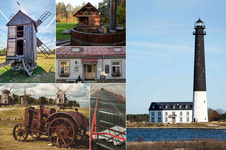 <p data-start="115" data-end="182"><strong data-start="115" data-end="182">Saaremaa Island &mdash; calm landscapes and classic Estonian heritage&nbsp;</strong></p>
<p data-start="184" data-end="482">Saaremaa is one of Estonia&rsquo;s most peaceful destinations, known for open fields, old villages and wooden windmills. The traditional mills at <strong data-start="324" data-end="347">Angla Windmill Park</strong> show the rural history of the island, while the <strong data-start="396" data-end="419">Kuressaare Old Town</strong> offers small caf&eacute;s and wooden houses with a quiet Nordic feel.&nbsp;</p>
<p data-start="484" data-end="780">For views over the coastline you can visit the <strong data-start="531" data-end="551">S&otilde;rve Lighthouse</strong>, one of the tallest in the Baltics. Rural stays with hot tubs and wooden saunas around <strong data-start="639" data-end="651">M&auml;ndjala</strong> and <strong data-start="656" data-end="673">Karla Village</strong> give the island its slow atmosphere. Saaremaa is ideal if you want space, nature and simple island living.&nbsp;</p>
<p data-start="782" data-end="868" data-is-last-node="" data-is-only-node="">#Saaremaa #VisitEstonia #BalticIslands #EstoniaTravel #AnglaWindmills #S&otilde;rveLighthouse</p>
