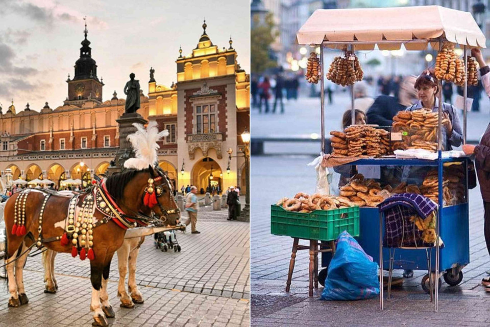 <div class="text-base my-auto mx-auto pb-10 [--thread-content-margin:--spacing(4)] @w-sm/main:[--thread-content-margin:--spacing(6)] @w-lg/main:[--thread-content-margin:--spacing(16)] px-(--thread-content-margin)">
<div class="[--thread-content-max-width:40rem] @w-lg/main:[--thread-content-max-width:48rem] mx-auto max-w-(--thread-content-max-width) flex-1 group/turn-messages focus-visible:outline-hidden relative flex w-full min-w-0 flex-col agent-turn" tabindex="-1">
<div class="flex max-w-full flex-col grow">
<div class="min-h-8 text-message relative flex w-full flex-col items-end gap-2 text-start break-words whitespace-normal [.text-message+&amp;]:mt-1" dir="auto" data-message-author-role="assistant" data-message-id="69c47dba-232e-4431-9e40-b353897f2816" data-message-model-slug="gpt-5-2">
<div class="flex w-full flex-col gap-1 empty:hidden first:pt-[1px]">
<div class="markdown prose dark:prose-invert w-full break-words light markdown-new-styling">
<p data-start="0" data-end="267">Poland blends history culture and everyday life in a way that feels both rich and approachable. In <strong data-start="99" data-end="109">Krak&oacute;w</strong>, walk across <strong data-start="123" data-end="139">Rynek Gł&oacute;wny</strong>, Europe&rsquo;s largest medieval square, with <strong data-start="180" data-end="203">St. Mary&rsquo;s Basilica</strong> rising above colorful fa&ccedil;ades and horse carriages passing by.</p>
<p data-start="269" data-end="539">Pick up a warm <strong data-start="284" data-end="298">obwarzanek</strong> from a street vendor, Krak&oacute;w&rsquo;s iconic twisted bread, and wander through the Old Town toward <strong data-start="391" data-end="407">Wawel Castle</strong>. Explore Jewish heritage in <strong data-start="436" data-end="449">Kazimierz</strong>, discover vibrant markets and enjoy traditional Polish cuisine in cozy local restaurants.</p>
<p data-start="541" data-end="725">Beyond the cities travel to mountain regions like the <strong data-start="595" data-end="614">Tatra Mountains</strong> or historic towns such as <strong data-start="641" data-end="651">Gdańsk</strong> and <strong data-start="656" data-end="667">Wrocław</strong>. Poland is diverse easy to explore and full of character.</p>
<p data-start="727" data-end="846" data-is-last-node="" data-is-only-node="">#Poland #VisitPoland #Krakow #RynekGlowny #StMarysBasilica #CityBreak #ExploreEurope #TravelInspiration #EuropeanCities</p>
</div>
</div>
</div>
</div>
</div>
</div>