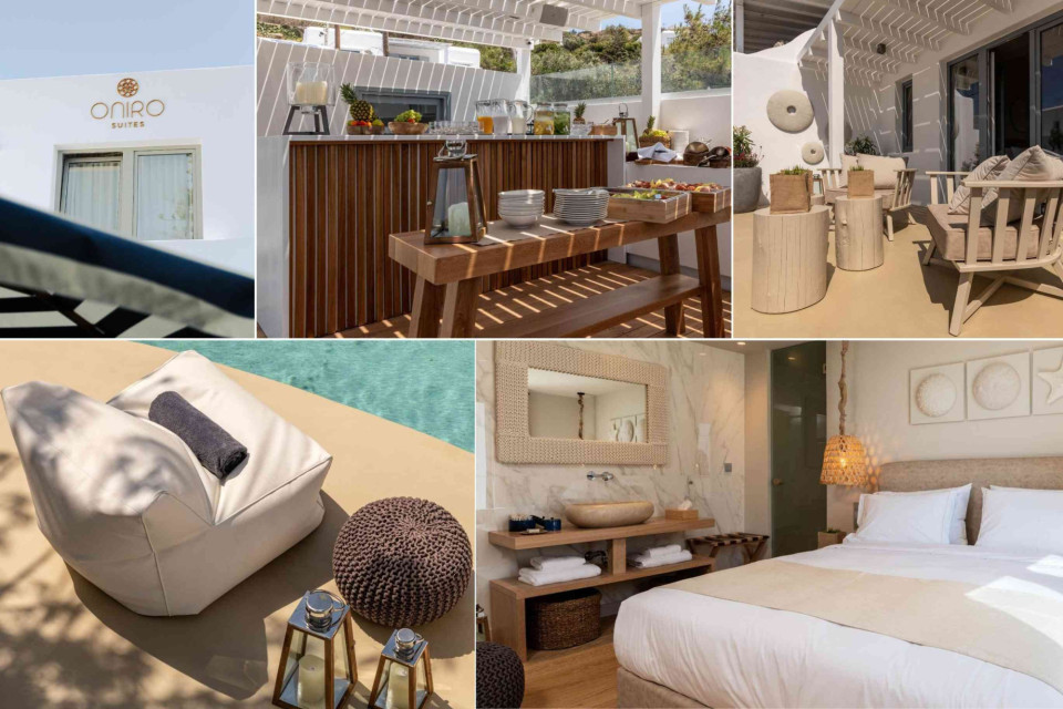 <p class="isSelectedEnd"><strong>Oniro Suites&nbsp;</strong></p>
<p class="isSelectedEnd">Located in Greece, a calm and stylish stay. The spaces combine natural materials, soft tones and modern details, creating a relaxed atmosphere throughout the property.</p>
<p class="isSelectedEnd">From outdoor lounge areas and poolside spots to well-designed rooms and fresh breakfast setups, everything is made for a comfortable and easy stay. It is a great choice if you are looking for a quiet and refined place to unwind.</p>
<p class="isSelectedEnd">Perfect for a relaxed getaway while enjoying the simplicity and beauty of Greek hospitality.</p>
<p class="isSelectedEnd"><span class="BZ_Pyq_fadeIn">Your </span><span class="BZ_Pyq_fadeIn">stay </span><span class="BZ_Pyq_fadeIn">in </span><span class="BZ_Pyq_fadeIn">Greece </span><span class="BZ_Pyq_fadeIn">starts </span><span class="BZ_Pyq_fadeIn">on </span><a href="https://book.hotel.eu/hotels/lpd6439?source=hotels&amp;placeId=37.443818%2C25.330987"><span class="BZ_Pyq_fadeIn">book.</span><span class="BZ_Pyq_fadeIn">hotel.</span><span class="BZ_Pyq_fadeIn">eu</span></a></p>
<p>#Greece #BoutiqueHotel #TravelGreece #LuxuryStay #IslandLife</p>