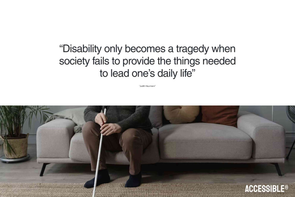 <p class="isSelectedEnd"><strong>&ldquo;Disability only becomes a tragedy when society fails to provide the things needed to lead one&rsquo;s daily life.&rdquo;</strong></p>
<p class="isSelectedEnd">Accessibility is not about limitation. It is about responsibility.</p>
<p class="isSelectedEnd">When environments, services and information are designed with everyone in mind, barriers disappear. What remains is equal opportunity, independence and dignity.</p>
<p class="isSelectedEnd"><a href="https://accessible.hotel.eu/?language=nl&amp;currency=EUR">In travel and beyond</a>, accessibility should not be an afterthought. It should be built in from the start.</p>
<p class="isSelectedEnd">Because inclusion is not a feature. It is a foundation.</p>
<p>#Accessibility #Inclusion #DesignForAll #Accessible #Equality</p>