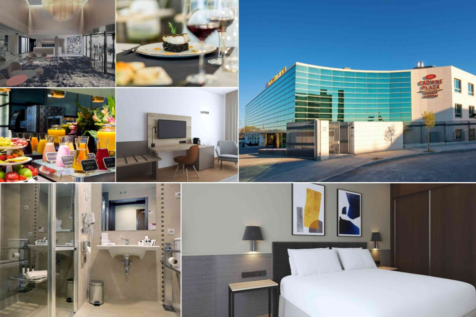 <p class="isSelectedEnd">Accessible travel starts with the right place to stay.</p>
<p class="isSelectedEnd"><strong>Crowne Plaza Madrid Airport by IHG </strong>is a 4-star hotel designed for comfort, convenience and accessibility. Ideally located near the airport, it offers a experience for both business and leisure travelers.</p>
<p class="isSelectedEnd">With step-free access, adapted facilities and clear, reliable information, the hotel ensures guests can move with ease and confidence throughout their stay.</p>
<p>Modern rooms, strong connectivity and thoughtful design make it a place where accessibility and quality go hand in hand.</p>
<p class="isSelectedEnd">You can book your stay <a href="https://accessible.hotel.eu/hotels/lp5609d?source=hotels&amp;placeId=ChIJi7xhMnjjQgwR7KNoB5Qs7KY">here</a> and experience travel with confidence.</p>
<p class="isSelectedEnd">Because choosing where you stay can also shape how the world becomes more accessible.</p>
<p>#Accessible #Accessibility #Madrid #Travel #TravelWithImpact</p>