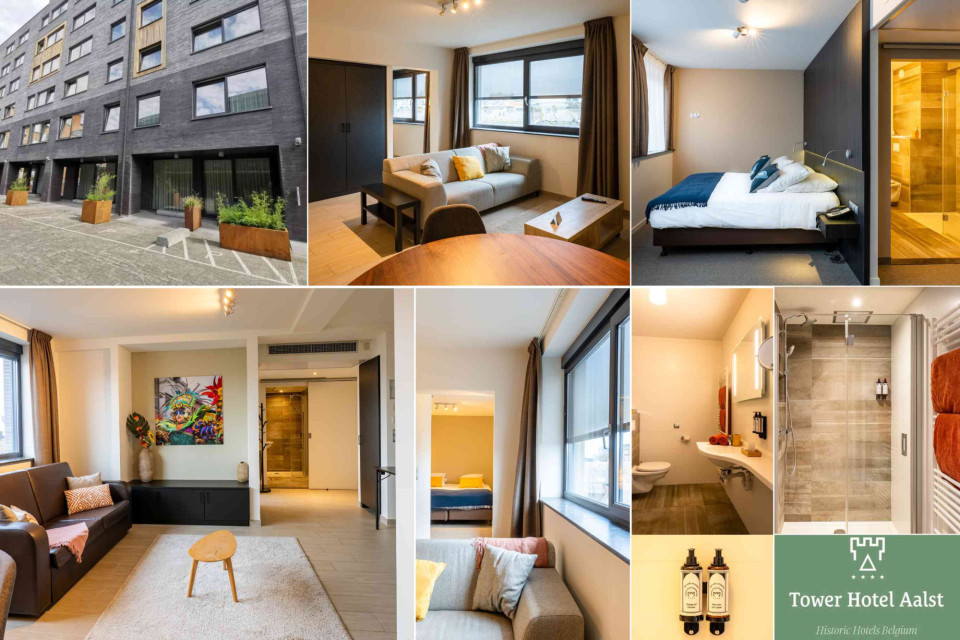 <p class="isSelectedEnd"><strong>Tower Hotel Aalst &mdash; comfortable stay in a central location</strong></p>
<p class="isSelectedEnd">Located in the city center of Aalst, this hotel offers more space and comfort compared to typical short-stay hotels.</p>
<p class="isSelectedEnd">Rooms are larger and set up for both short and slightly longer stays:<br>&ndash; separate seating area in some rooms<br>&ndash; comfortable beds<br>&ndash; modern bathrooms with walk-in showers</p>
<p class="isSelectedEnd">The interior is clean and warm, using neutral tones with soft accents to create a relaxed atmosphere.</p>
<p class="isSelectedEnd">Facilities include:<br>&ndash; breakfast area<br>&ndash; easy access to shops and restaurants nearby<br>&ndash; central base for exploring the city</p>
<p class="isSelectedEnd">This makes it a good option for:<br>&ndash; weekend stays<br>&ndash; business trips<br>&ndash; combining comfort with location</p>
<p class="isSelectedEnd">Explore the historic center of Aalst and visit the Grote Markt with its local caf&eacute;s.</p>
<p class="isSelectedEnd">Book your stay <a href="https://book.hotel.eu/hotels/lp850bc?source=hotels&amp;placeId=ChIJiSsddFe9w0cRYRUNd2pckjs">here</a></p>
<p>#artandculture #Belgium #Aalst #Travel #Stay #CityTrip</p>