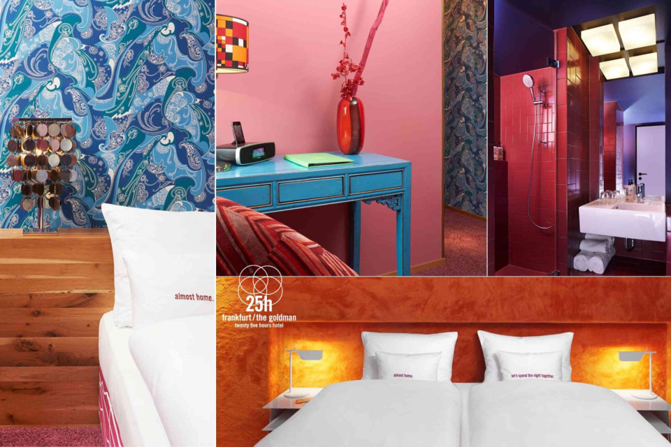 <p data-start="0" data-end="44"><strong>Bold design in the heart of Frankfurt</strong></p>
<p data-start="46" data-end="288"><strong>25hours Hotel The Goldman</strong> is a standout stay for travellers who enjoy creative design and a lively atmosphere. Located in Frankfurt&rsquo;s Ostend district, the hotel combines individuality with comfort, making it a popular choice for city trips.</p>
<p data-start="290" data-end="532">Each room is uniquely styled with vibrant colours, patterns and playful details, giving the hotel a distinctive personality. Despite the bold interiors, rooms are well-equipped and comfortable, offering everything needed for a relaxed stay.</p>
<p data-start="534" data-end="804">Guests can enjoy the on-site restaurant and bar, known for its casual vibe and good food, or explore the surrounding neighbourhood with its mix of culture, caf&eacute;s and local hotspots. The hotel&rsquo;s central location also makes it easy to reach Frankfurt&rsquo;s main attractions.</p>
<p data-start="806" data-end="947">Ideal for travellers looking for something different, 25hours Hotel The Goldman offers a stay that is both practical and full of character.</p>
<p data-start="806" data-end="947">Book your stay <a href="https://book.hotel.eu/hotels/lp6571bc83?placeId=">here</a></p>








<p data-start="0" data-end="67" data-is-last-node="" data-is-only-node="">#frankfurt #designhotel #boutiquehotel #citytrip #travelinspiration</p>




&nbsp;

&nbsp;





&nbsp;
