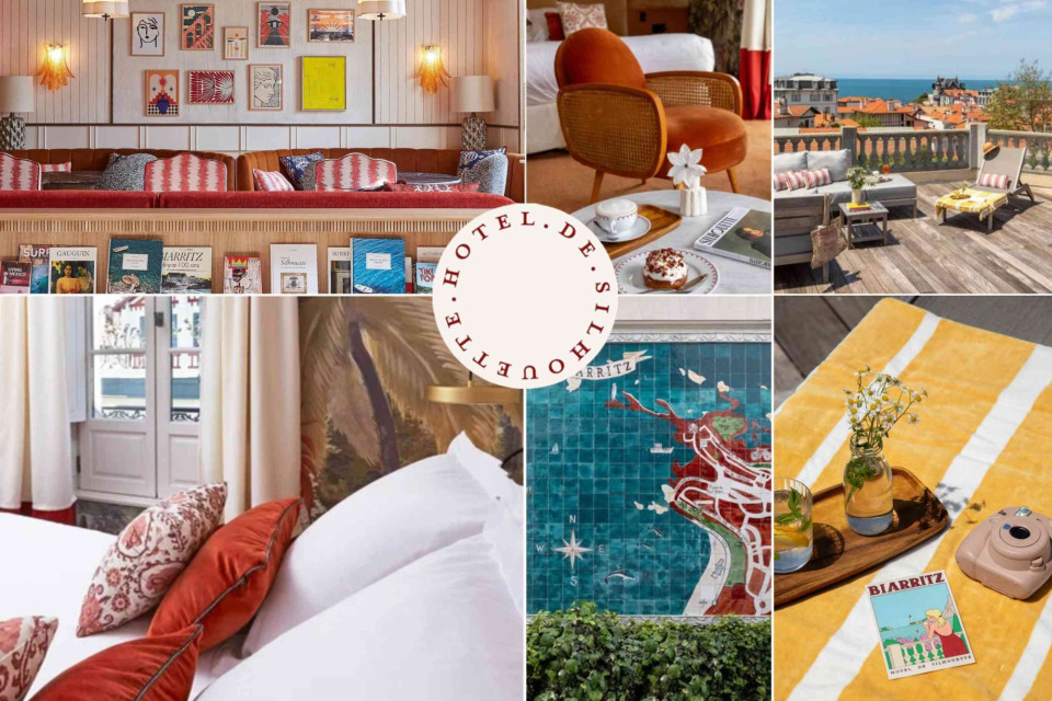 <p class="isSelectedEnd">Hidden behind a quiet garden in the heart of <strong>Biarritz, H&ocirc;tel de Silhouette</strong> blends Basque elegance with a slower coastal atmosphere.</p>
<p class="isSelectedEnd">Set between the Atlantic Ocean and the lively streets of the old town, the hotel combines historic architecture, contemporary interiors and peaceful terraces surrounded by greenery &mdash; a rare calm escape within one of the Basque Coast&rsquo;s most vibrant destinations.</p>
<p class="isSelectedEnd">Mornings begin with soft ocean light filtering through the city while evenings slowly shift towards wine bars, seafood dinners and sunset walks along the coastline of Biarritz.</p>
<p class="isSelectedEnd">The atmosphere feels refined yet deeply connected to the relaxed rhythm of the Basque Country:<br>stone streets, ocean air and understated luxury hidden behind historic fa&ccedil;ades.</p>
<p class="isSelectedEnd">Discover this stay on <a href="https://book.hotel.eu/hotels/lp6117d?source=hotels&amp;placeId=ChIJ25IAan4RUQ0RUJITSBdlBgQ">Hotel.eu</a></p>
<p>#Biarritz #HotelDeSilhouette #BasqueCountry #AtlanticCoast #SlowTravel #HiddenEurope #BoutiqueHotel #FrenchBasque #LesCouleursDuMonde</p>