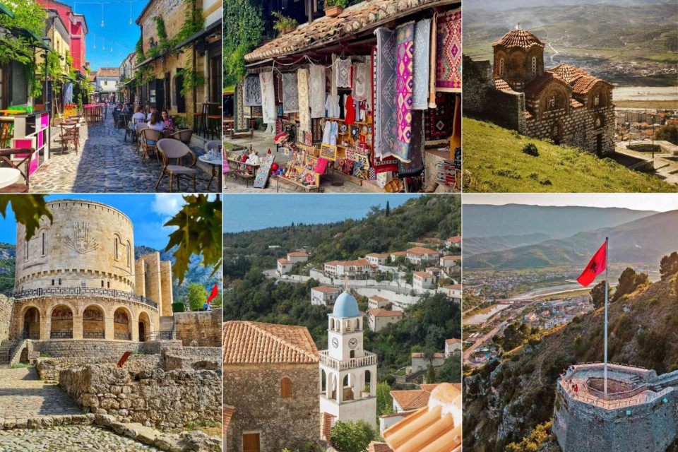<p data-start="48" data-end="355">Step into a world where cobbled streets, Ottoman architecture and centuries of history come together. The UNESCO-listed towns of <a href="https://www.getyourguide.com/berat-l2798/?partner_id=GZ1KO7T&amp;utm_medium=travel_agent"><strong data-start="177" data-end="186">Berat</strong> </a>and <a href="https://www.getyourguide.com/gjirokaster-l2802/?partner_id=GZ1KO7T&amp;utm_medium=travel_agent"><strong data-start="191" data-end="206">Gjirokast&euml;r</strong></a> offer a glimpse into Albania's rich cultural heritage, with stone houses climbing the hillsides and ancient castles overlooking dramatic landscapes.</p>
<p data-start="357" data-end="724">Among the highlights are <strong data-start="382" data-end="398">Berat Castle</strong>, still home to residents within its historic walls, the iconic <a href="https://www.getyourguide.com/holy-trinity-church-berat-l148942/?partner_id=GZ1KO7T&amp;utm_medium=travel_agent"><strong data-start="462" data-end="492">Church of the Holy Trinity</strong></a> above Berat, and <strong data-start="510" data-end="538">Gjirokast&euml;r's Old Bazaar</strong>, where traditional crafts and local flavours keep old traditions alive. The panoramic views from <strong data-start="636" data-end="658">Gjirokast&euml;r Castle</strong> reveal why these towns are often called Albania's living museums.</p>
<p data-start="726" data-end="809">✨ A journey through history, culture and some of the Balkans' most beautiful towns.</p>
<p data-start="811" data-end="950">📍 <strong data-start="814" data-end="829">Highlights:</strong> Berat Castle, Church of the Holy Trinity, Gjirokast&euml;r Castle, Gjirokast&euml;r Old Bazaar and UNESCO-listed historic centres.</p>
<p data-start="811" data-end="950">#VisitAlbania #Berat #Gjirokaster #UNESCOHeritage #BalkanTravel</p>